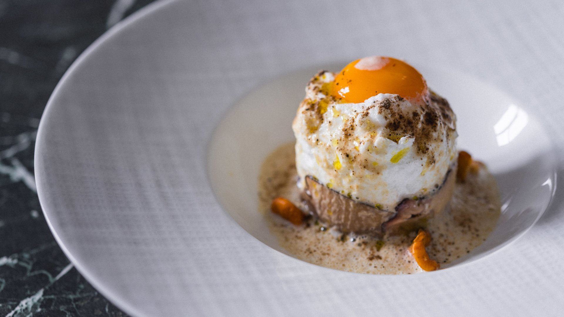 Le blanc manger à l'oeuf